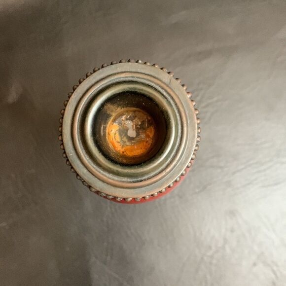 PartyLite Moroccan Spice Taper Holder 9 Inches Tall Heavy Oriental Decoration - Picture 3 of 7